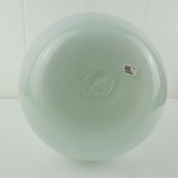 Verve Culture Hand Blown Glass Carafe Made In Jalisco Mexico Frosted Bottom - Picture 6 of 8